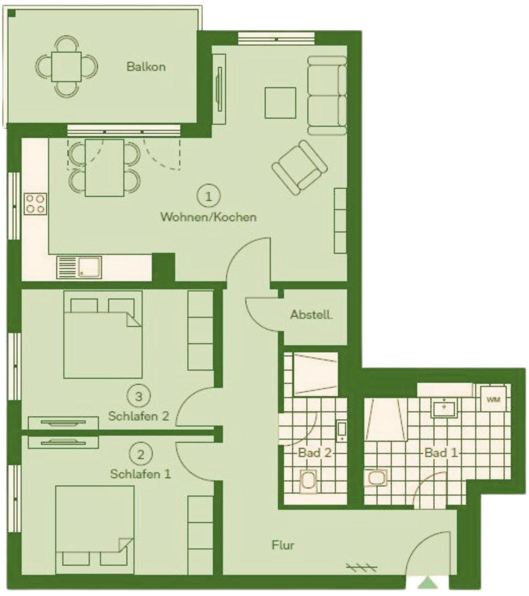 Apartment "Usedomer Luft" Garz  Exterior foto